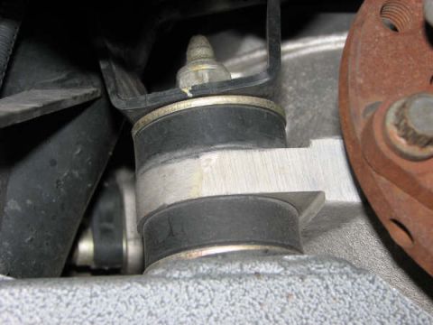 2001 Mercury Grand Marquis - A detailed view of an engine mount, highlighting its construction and components.