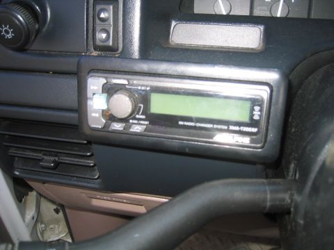 1996 Ford Bronco - XM radio deck (needs to be properly mounted)