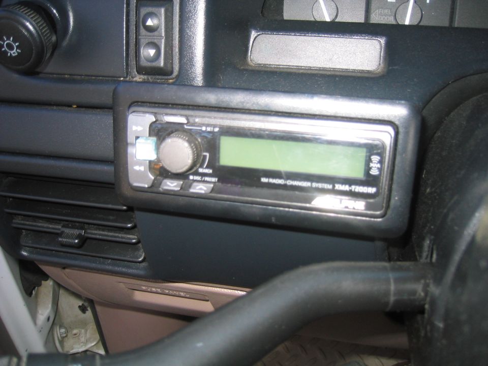 XM radio deck (needs to be properly mounted)