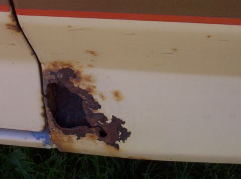 1984 Ford Bronco - Lower Driver Side Door Area