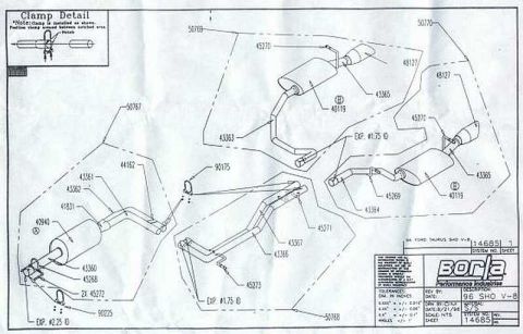 1997 Ford Taurus - Borla V8 exhaust