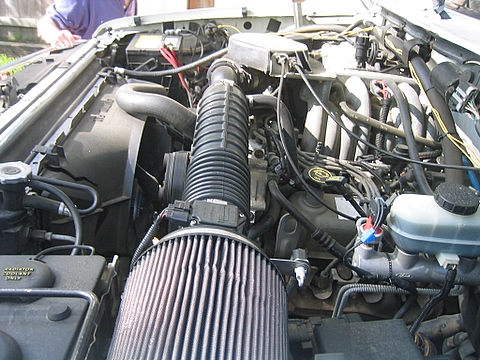 1996 Ford Bronco - K&N Cold air kit