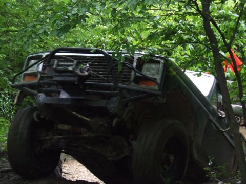 1986 Ford Bronco - This 1986 Ford Bronco is equipped for off-road adventures with a winch and brush guard.