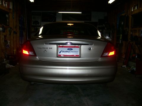 2000 Ford Taurus - Threw a Quality Checked Plate on to fool my Fiancee'