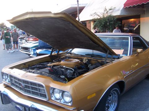 1973 Ford Ranchero - Close up, still no prize! I was outclassed. The bracket was '51 - '80 all production cars and trucks. I was way outclassed this time around…