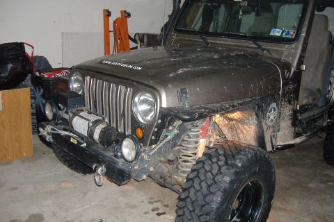 2004 Jeep Wrangler - rock lights with flash