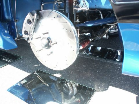 2001 Mercury Grand Marquis - Custom brake setup with drilled and slotted rotor and performance caliper.