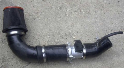 1997 Ford Taurus - My latest CAI. Silicone hoses work great.