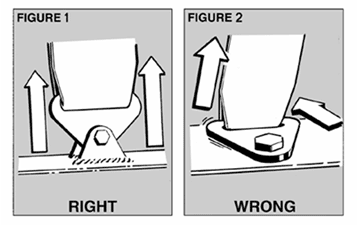 1995 Ford Bronco - Two diagrams illustrate the operation of suspension parts, labeled 'Normal' and 'Abnormal'.
