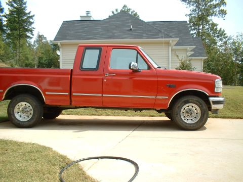 1995 Ford F-150 - 31" on the truck bone stock