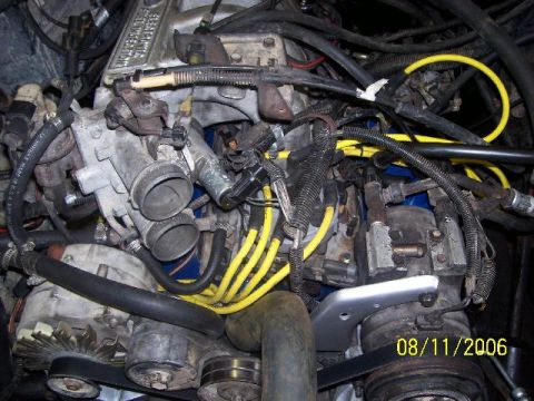 1987 Ford Bronco - Front center of new engine