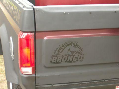1989 Ford Bronco - bronco grafix......softball team logo