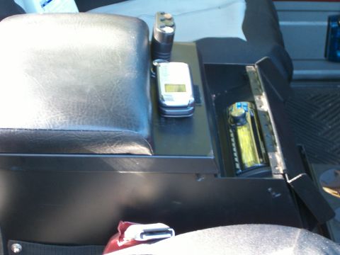 1989 Ford Bronco - Tuffy security box.....Alpine head unit