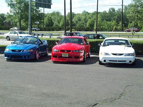 2000 Ford Mustang - willowbrook 05-19-02 The Three Amigos, yet again....
