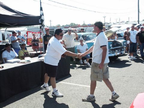 2001 Mercury Grand Marquis - Car show event with attendees and vehicles visible in the background.