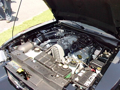 2000 Ford Mustang - View of 2003 Cobra Engine....