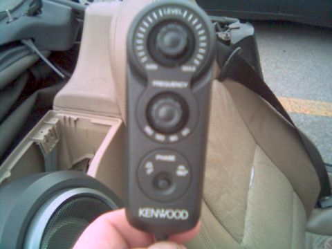 1996 BMW Z3 - adjustable level, frequency cut-in and phase