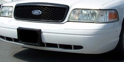 1998 Ford Crown Victoria - Front view of a 1998 Ford Crown Victoria, showing the grille and headlights.