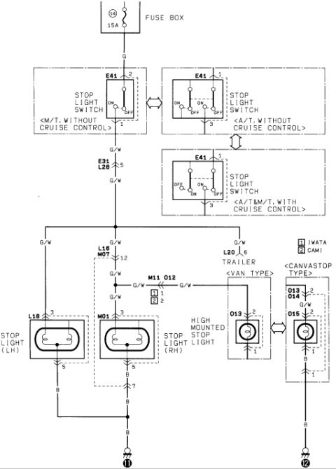 1986 Suzuki Samurai - This is a diagram showing electrical components and their connections.