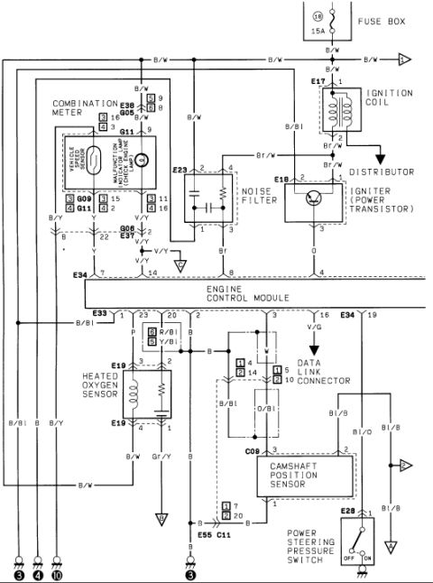 1986 Suzuki Samurai - Diagram shows the kick wiring for a Suzuki Samurai.
