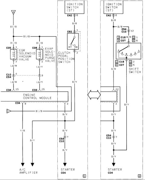 1986 Suzuki Samurai - This is a diagram of wiring components and their connections.