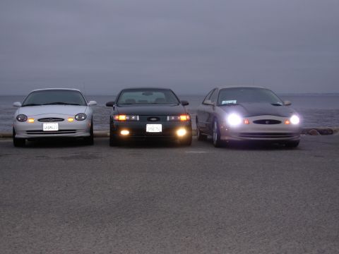 1995 Ford Taurus - At the beach. Pacific ocean