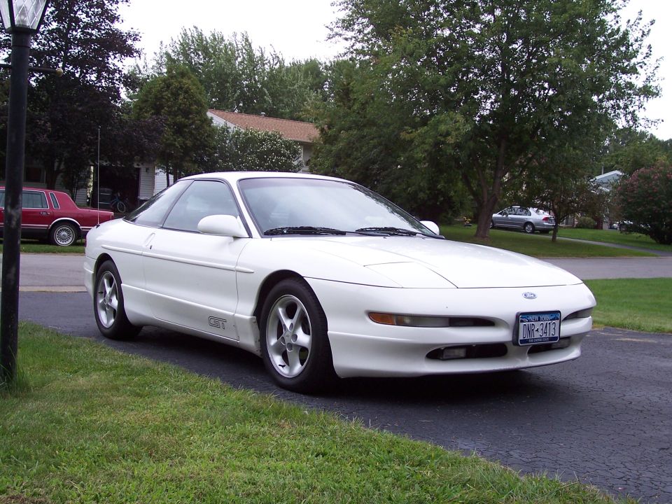 White 1993 Ford Probe GT parked on driveway