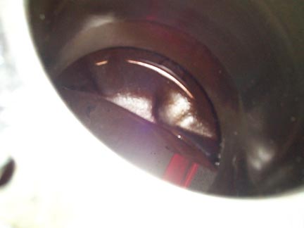 1992 Ford Wagon - Indentation from piston skirt.