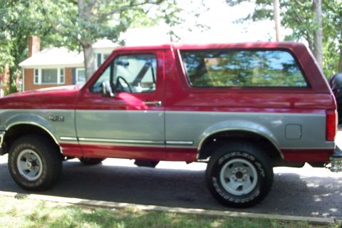 1995 Ford Bronco - After polish and wax