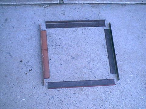 1983 Ford Bronco - i notched the side rails to make the fit better. here are all 4 rails ready to weld and go.
