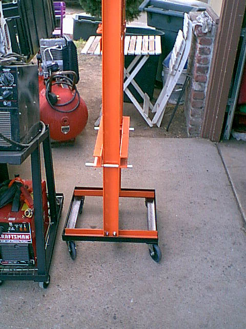 1983 Ford Bronco - here it is under the press. what a difference it is to push the press and have it move vrs getting the 2 wheel cart lean the pres back and…