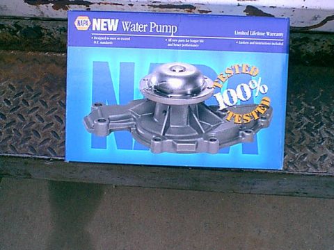 1983 Ford Bronco - while replacing the radaitor i installed a new NAPA water pump.