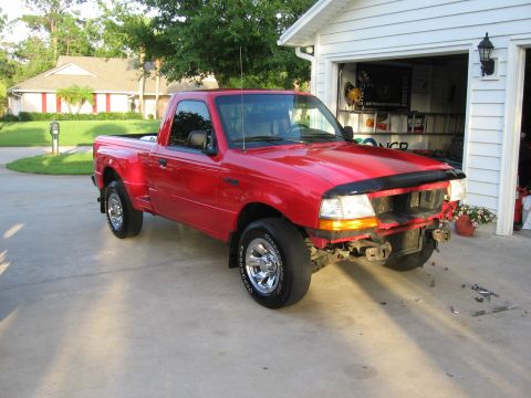 1974 Ford F-100 - '00 Ranger 4cyl 5spd, 120k miles, paied $1100 for her.