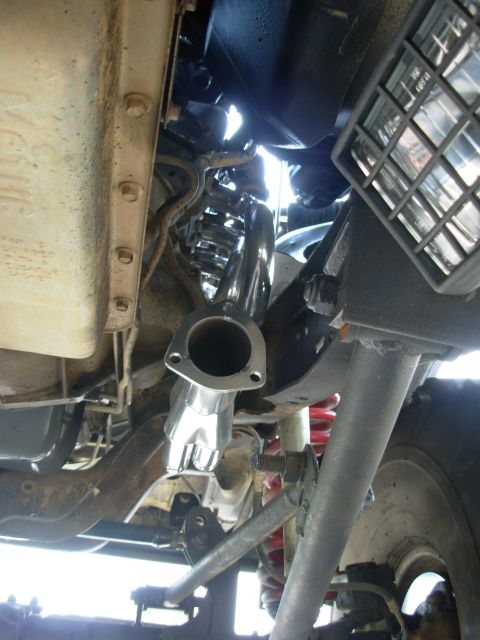 1994 Ford Bronco - One of the previous exhaust shops cut that huge notch in the frame.