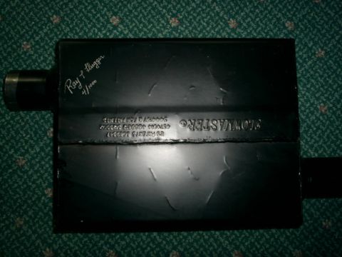 2003 Mercury Marauder - Flowmaster muffler with handwritten signature and patent information visible.
