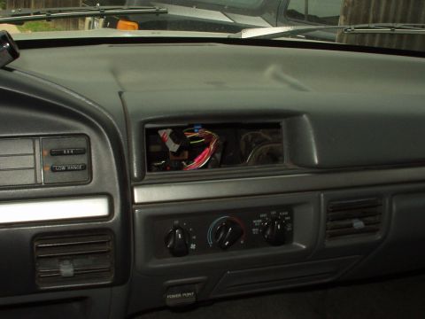 1992 Ford Bronco - At least they had the decency not to tear up the dash.