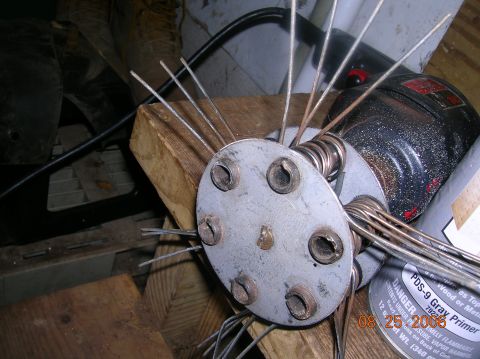 1996 Ford Bronco - Wire brush attachment for a tool, possibly for cleaning or restoration work.