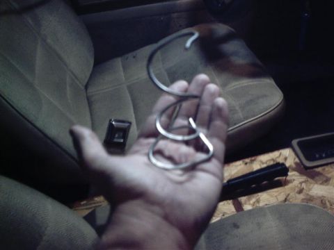 1987 Ford Bronco - Now, on to how we are going to make the back of the console match up to the contours of the dash. First, you take your silver solder...