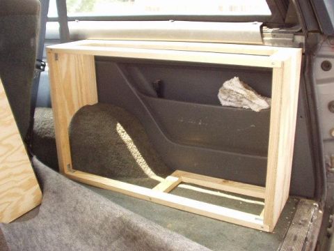 1992 Ford Bronco - The forward endcap is attached. Had to get creative (think outside the box, so to speak) to get the curvature of the wheelwell. Used an old…