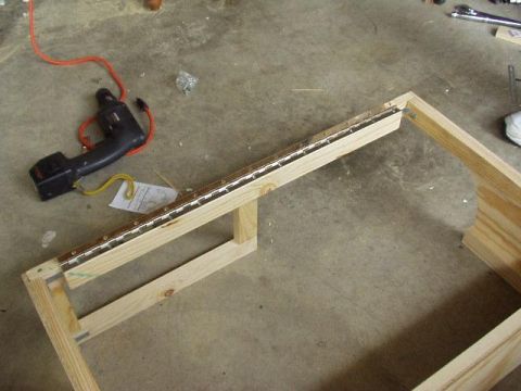 1992 Ford Bronco - piano hinge for the door