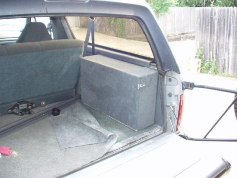 1992 Ford Bronco - Getting the final fit, before attaching it.