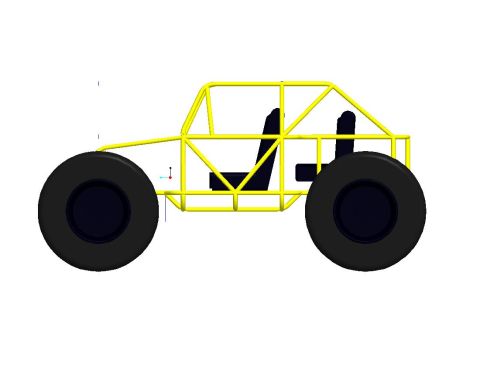 1966 Jeep CJ5 - This is a digital rendering of a tube frame buggy, not a 1966 Jeep CJ5.