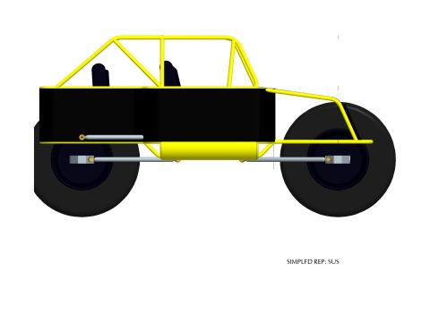 1966 Jeep CJ5 - This is a diagram of a custom off-road vehicle, not a 1966 Jeep CJ5.