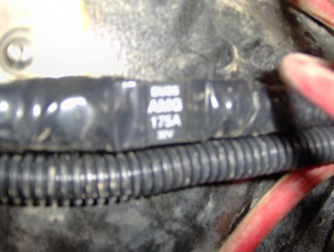 1978 Ford Bronco - 175 amp fuse in-line from alt to solenoid