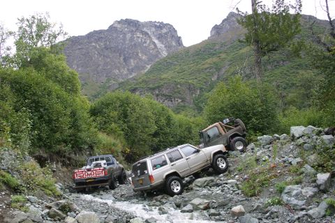 2003 Jeep TJ - The parking lot