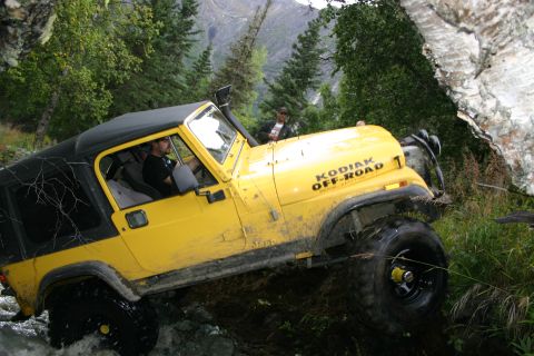 2003 Jeep TJ - a split second before the roll