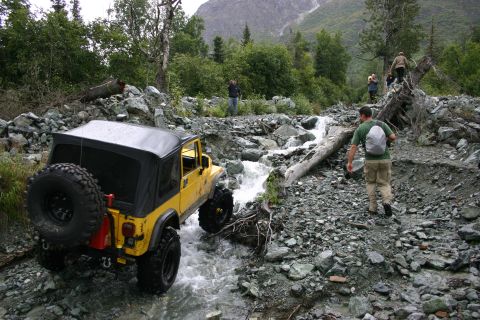 2003 Jeep TJ - Then on to the waterfall.