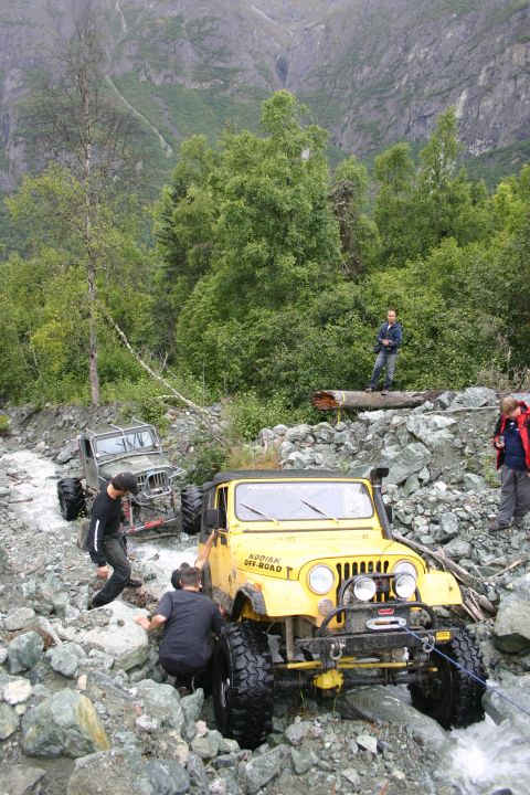 2003 Jeep TJ - Where Kurt broke his real u joint