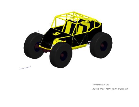 1966 Jeep CJ5 - This is a digital rendering of a buggy, not a 1966 Jeep CJ5.