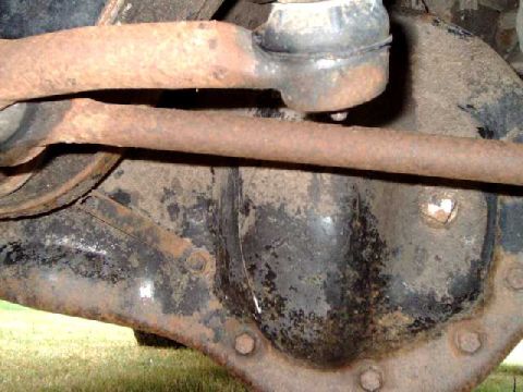 1984 Ford Bronco - location of I.D. tag - Dana44 TTB front